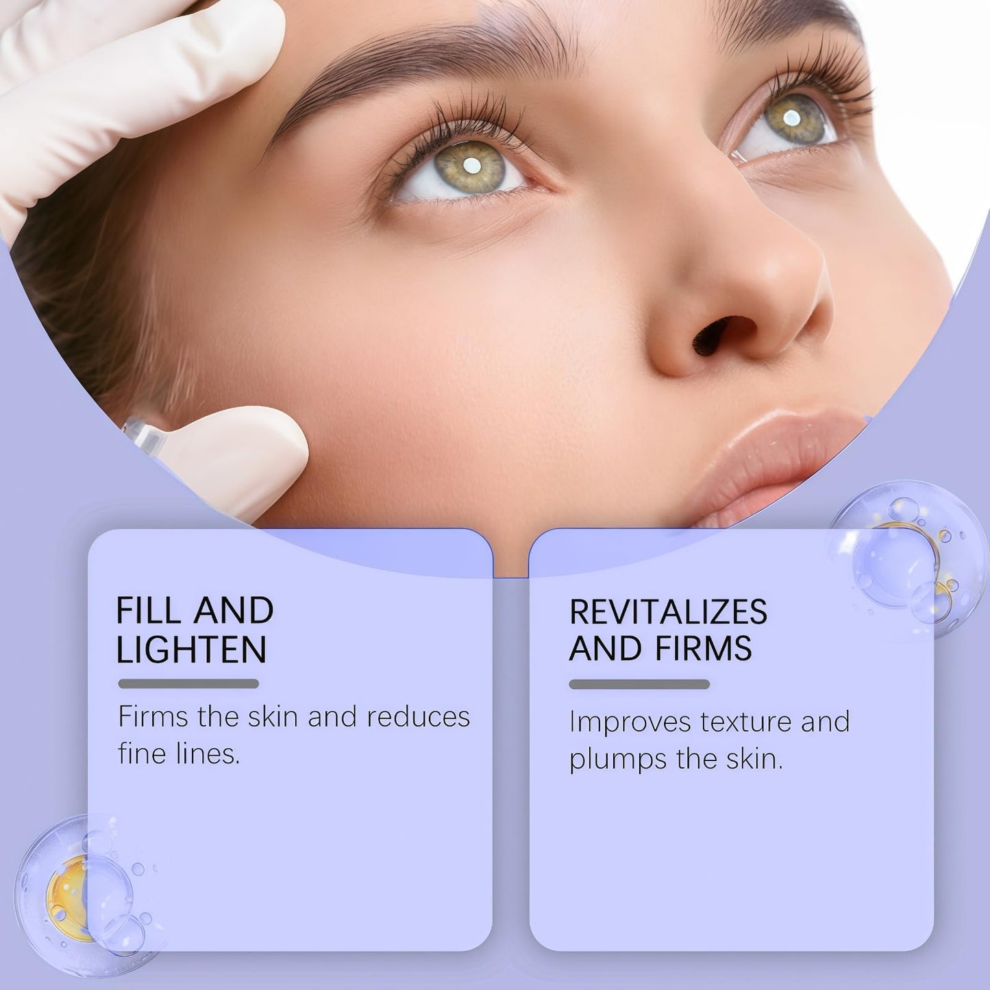 Bakuchiol Plumping Serum for Face,30ml Bakuchiol Serum with Niacinamide for Skin Brightening,Face Moisturizer f/or Women,Anti Aging S/erum f/or Women,Firming Cream fo/r Loose Skin