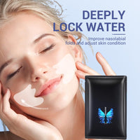 Leogony 10 Pairs Anti Wrinkle Patches, Effective Face Lift Tape for Reduces Nasolabial Fold Fine Lines