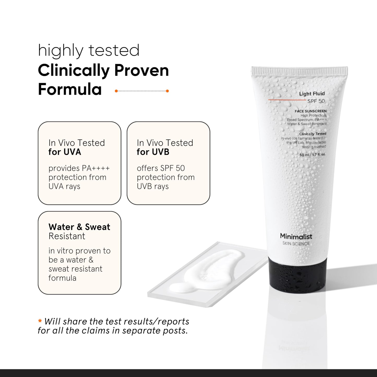 Minimalist SPF 50 Light Fluid Sunscreen