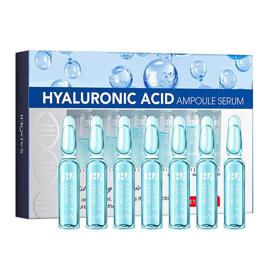Hyaluronic Acid Concentrated Ampoules for Deeply Moisturized Skin - 7x2ml Serum for Women & Men
