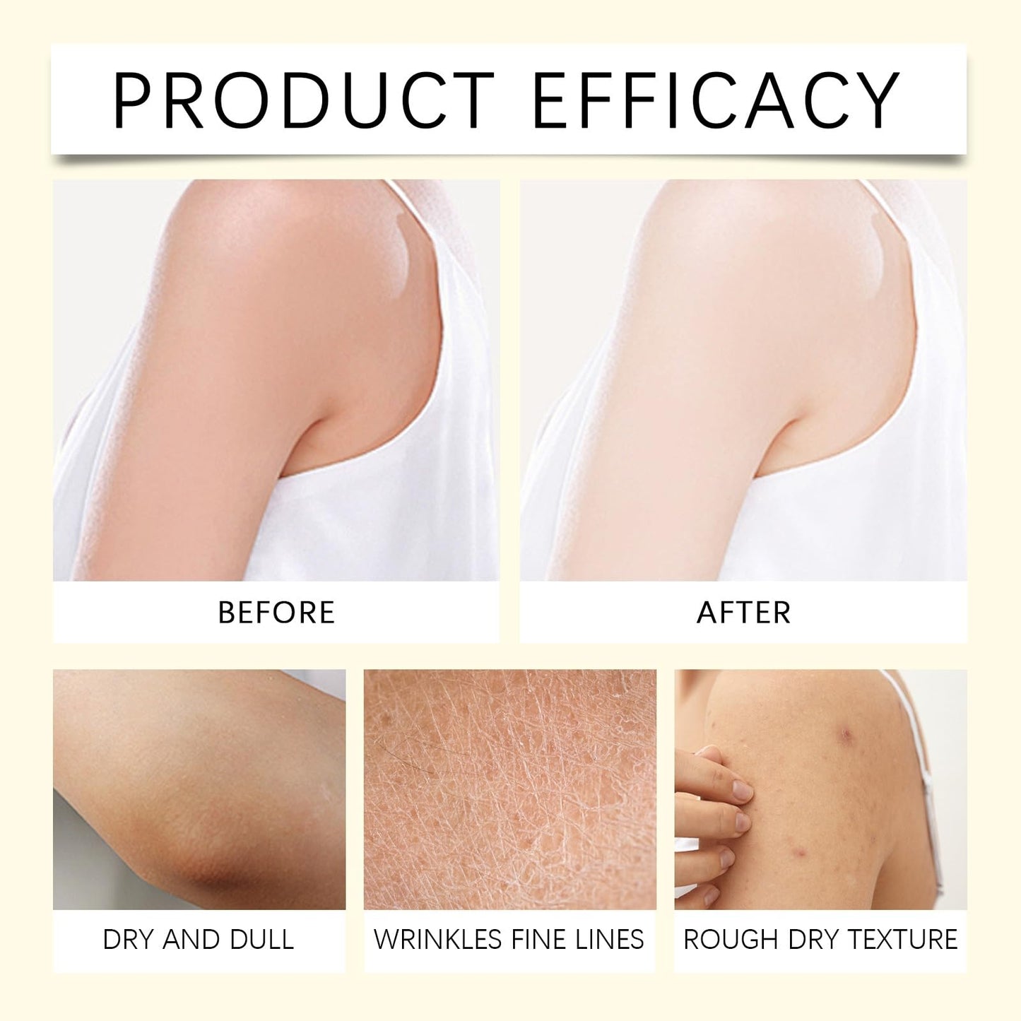 Herbal Cream,East Asian Natural Herbal Cream Set,Moisturising Cream with Botanicals,Body Lotion for Dry Skin,Firming Body Lotion,Skin Tightening Cream,Lock in Moisture and Nourish,Gentle Care