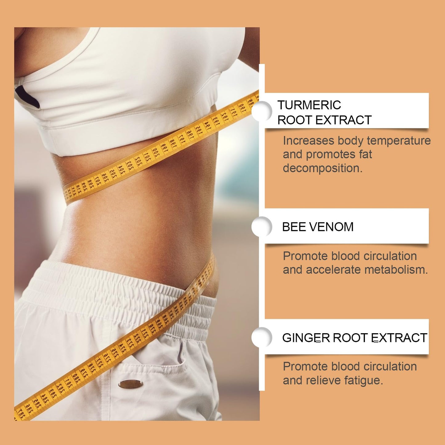 RubyTint Turmeric Bee Venom Body Cream with Ginger β Lightweight Moisturizing Body Lotion for Men & Women, Natural Ingredients for Smoother-Looking Skin & Massage Use, 100g (2pcs)