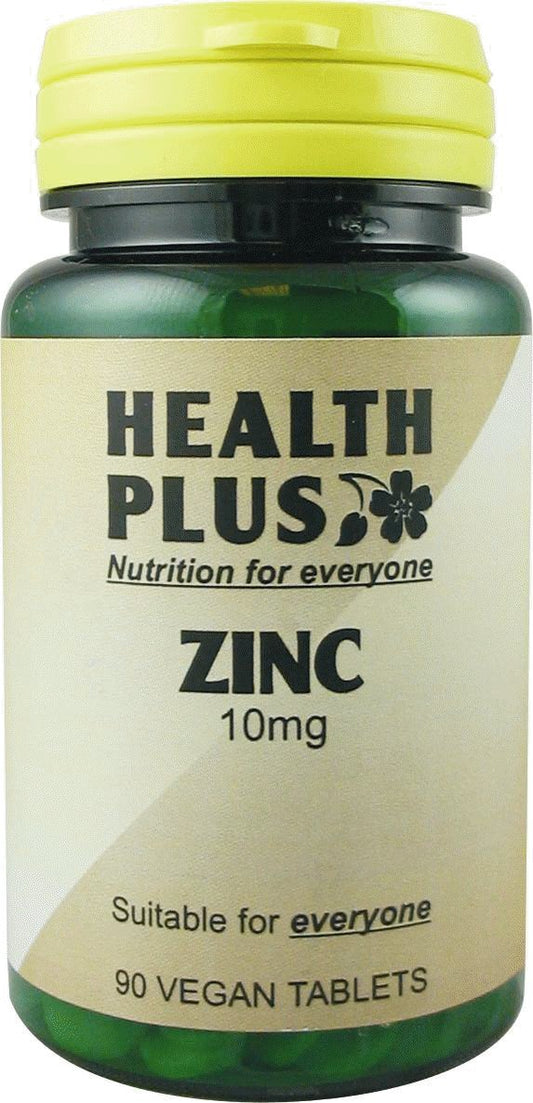 Health Plus Zinc 10mg : Mineral supplement : 90 tablets