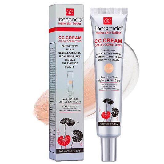 SALROAL Color Correcting CC Cream with Centella Asiatica Full-Coverage Foundation with SPF 25,Lightweight Skin Perfector Tinted Moisturiser, Even Skin Tone Invisible Pores Face Concealer Makeup CC Cream