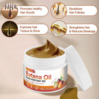 Datival Batana Oil for Hair Growth, 100% Pure Batana Oil Hair Mask, Scalp and Hair Oil, Repair Damaged Hair, Nourishes Thin Hair Scalp Skin and Loss Hair Growth Fir, for All Hair Types, 4.2Oz