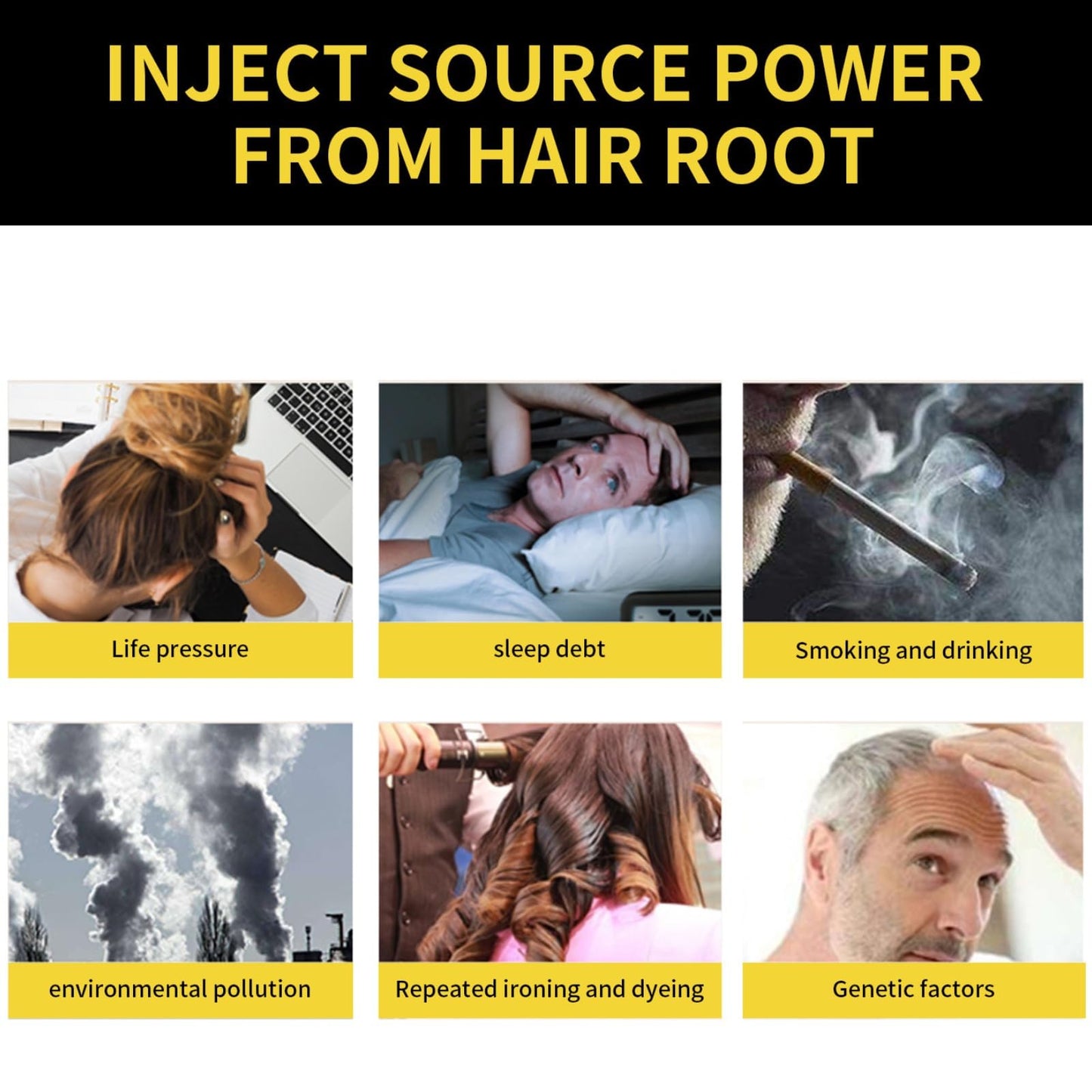 Polar Hair Dye Shampoo,Black Ha/ir D/ye Sha/mpoo 3 in 1,H/air Care Instant Dy/e Sham/poo,Temporary Hai/r Dye,Permanent Hair Colour,Color Shampo/o,3 in 1 Instant Shampoo(Brown)