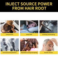 Polar Hair Dye Shampoo,Black Ha/ir D/ye Sha/mpoo 3 in 1,H/air Care Instant Dy/e Sham/poo,Temporary Hai/r Dye,Permanent Hair Colour,Color Shampo/o,3 in 1 Instant Shampoo(Brown)