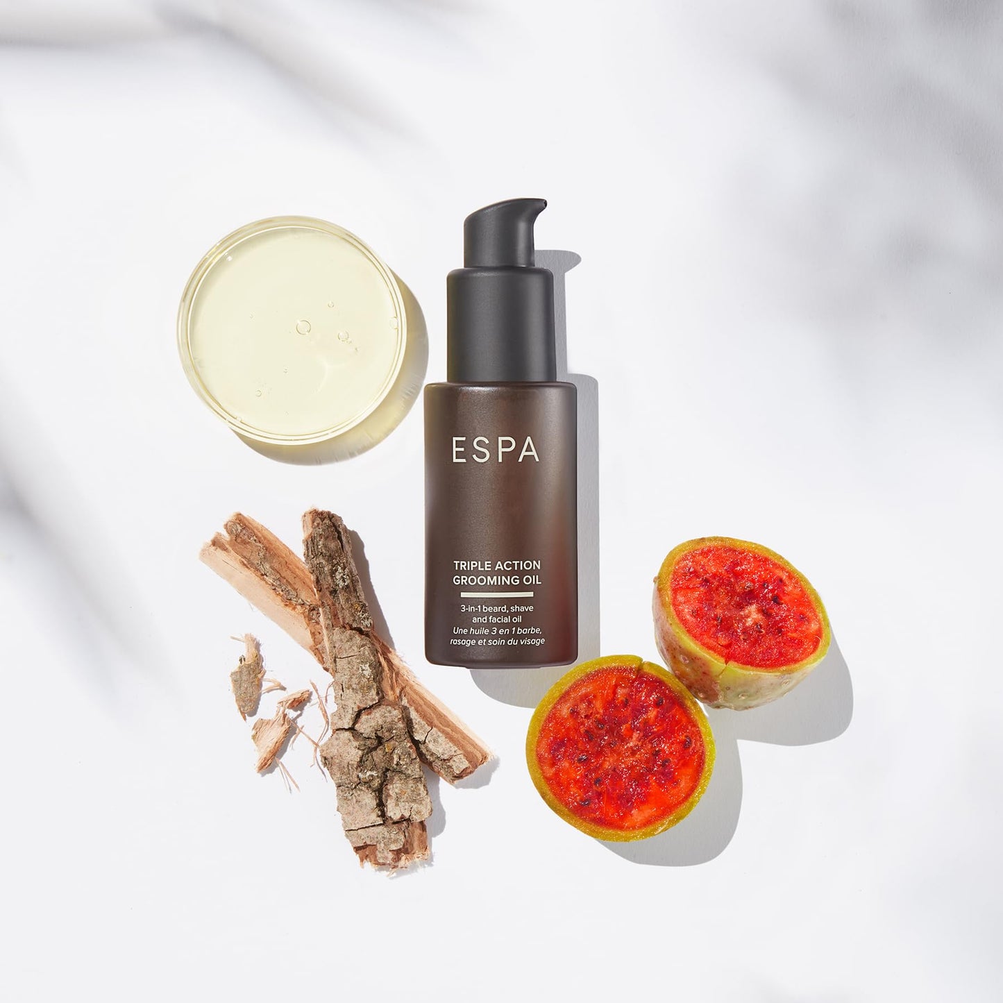 ESPA | Triple Action Grooming Oil | 30ml | 3-in-1 Shave, Beard & Facial Oil