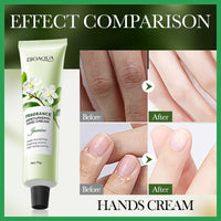 MINSHZEE Jasmine Moisturizing Hand Cream, Moisturizing Hand Cream for Men and Women, Vegan Hand Cream for Men and Women, Natural Extracts, Deeply Nourishing, 75g