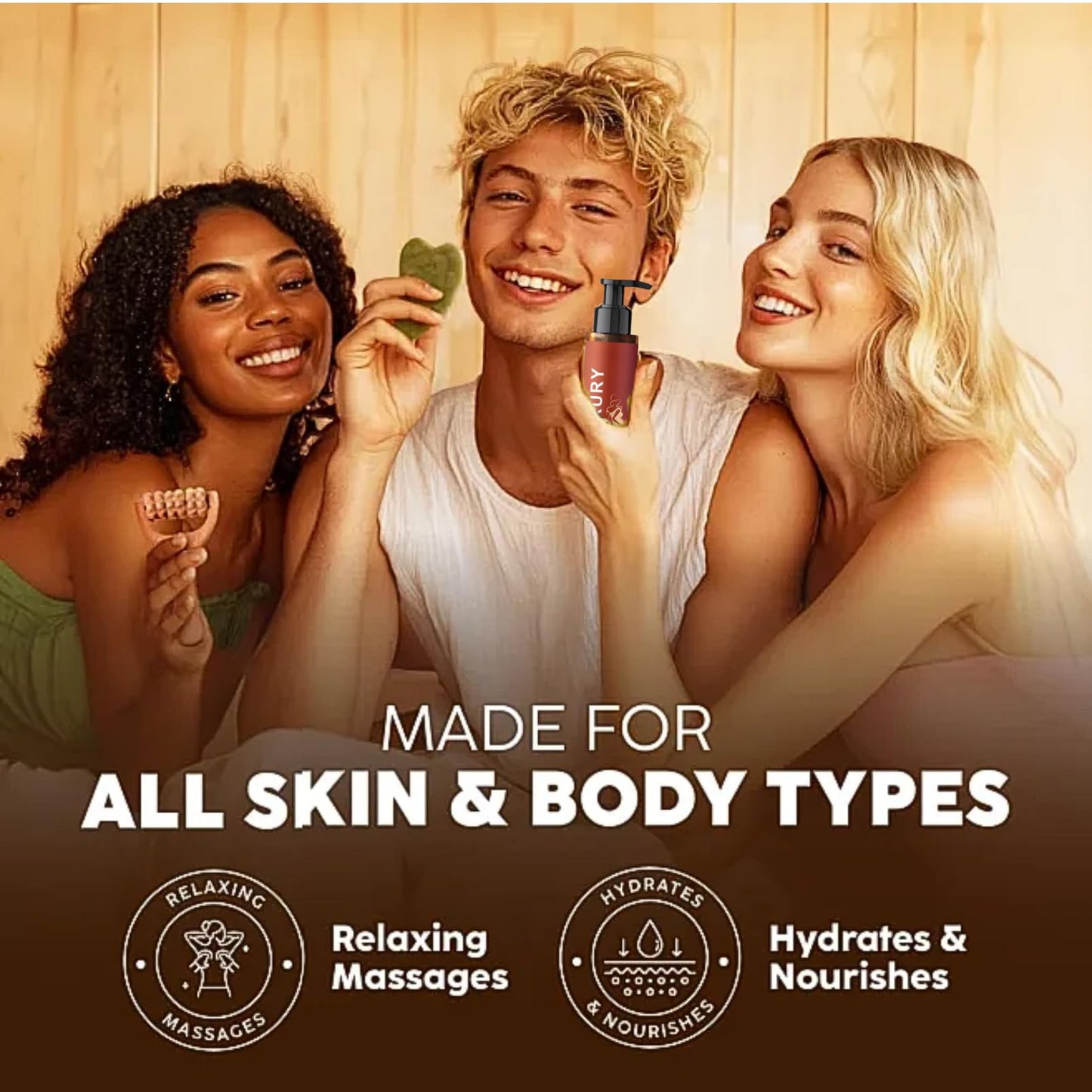 2 PCS Magic Luxury Body Oil for Women, Magic Firming Body Oils, Body Moisturizing Oil, Massage Oils for Scars Plumping And Moisturizing Body Butter For Arms, Chest, Thighs and Tums 100 ML