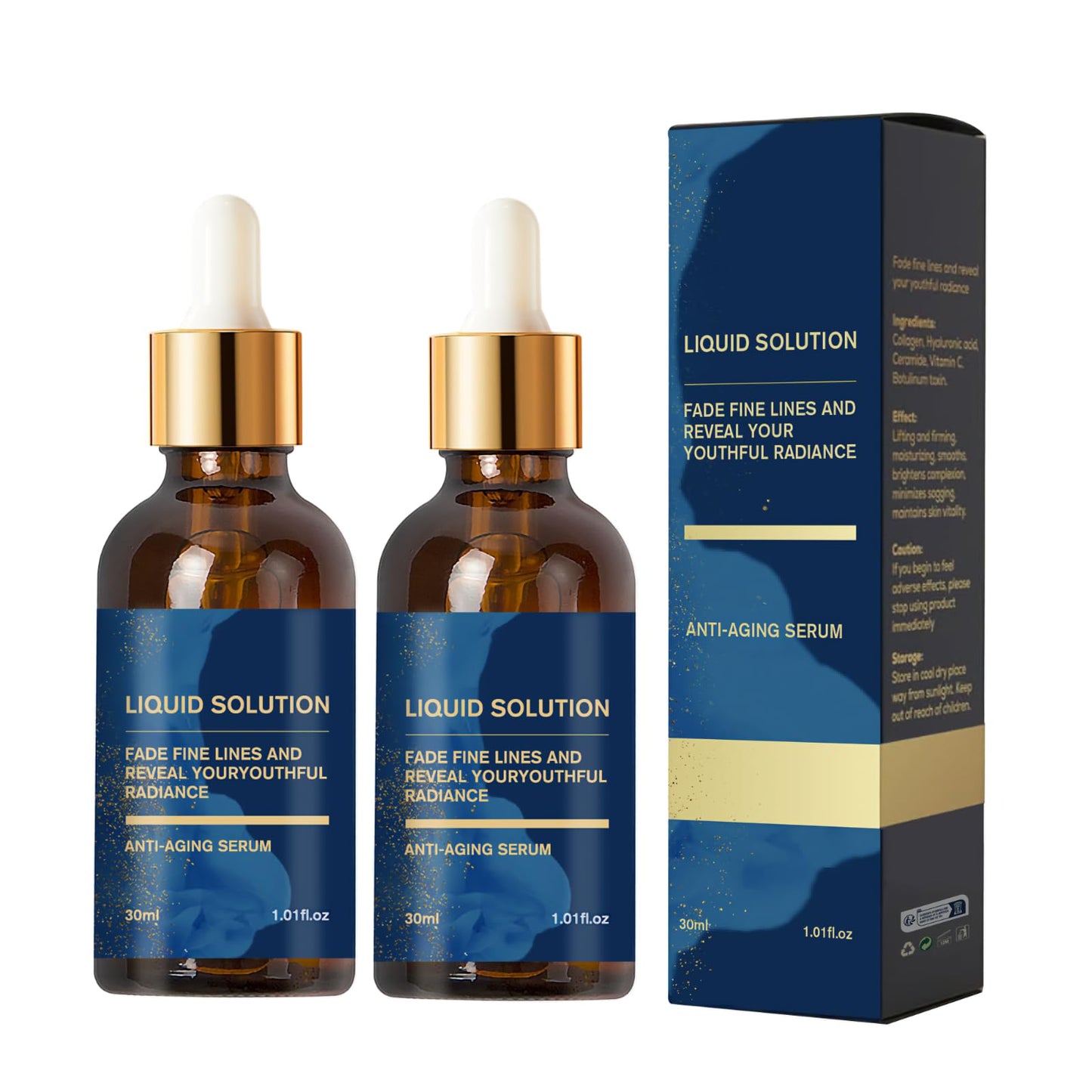 CTUBLIAUNX 2PCS Ola-vita Serum for Face - Ola-vita Liquid Solution with Hyaluronic Acid, Deep Hydrating Anti-Aging Treatment, Face Serum for Women, Smooth & Rejuvenate Skin 03