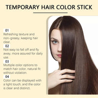 Safe and Convenient Comb Hair Dye,2-in-1 Hair Dye Comb,Fast-Acting Comb-Over D/ye,Waterproof and Sweat-Proof H/air D/ye C/omb,H/air Color Stick,Portable Ha/ir Colouring Cream(Black Brown,02#)
