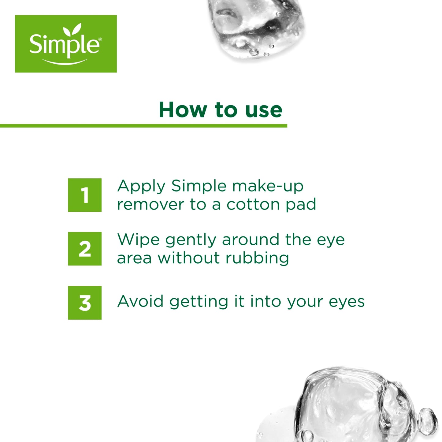 Simple Kind to Skin Eye Make-Up Remover oil-free for sensitive skin 125 ml
