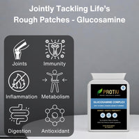 Protiv Glucosamine Sulphate 2KCL 1000mg 60 Tablets | 888mg Base Glucosamine per Tablet | UK Manufactured