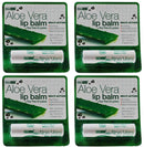 (4 PACK) - Aloe Dent - Aloe Vera Lip Balm | 4g | 4 PACK BUNDLE