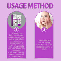 Spf 100 Sunscreen - Sun Cream Spf 100 - Uvb/Uva High Protection SPF 100+ Face Moisturiser - Factor 100+ Sun Screen Prevent Sunburn -Waterproof Moisturiser Soothing Skin 80g