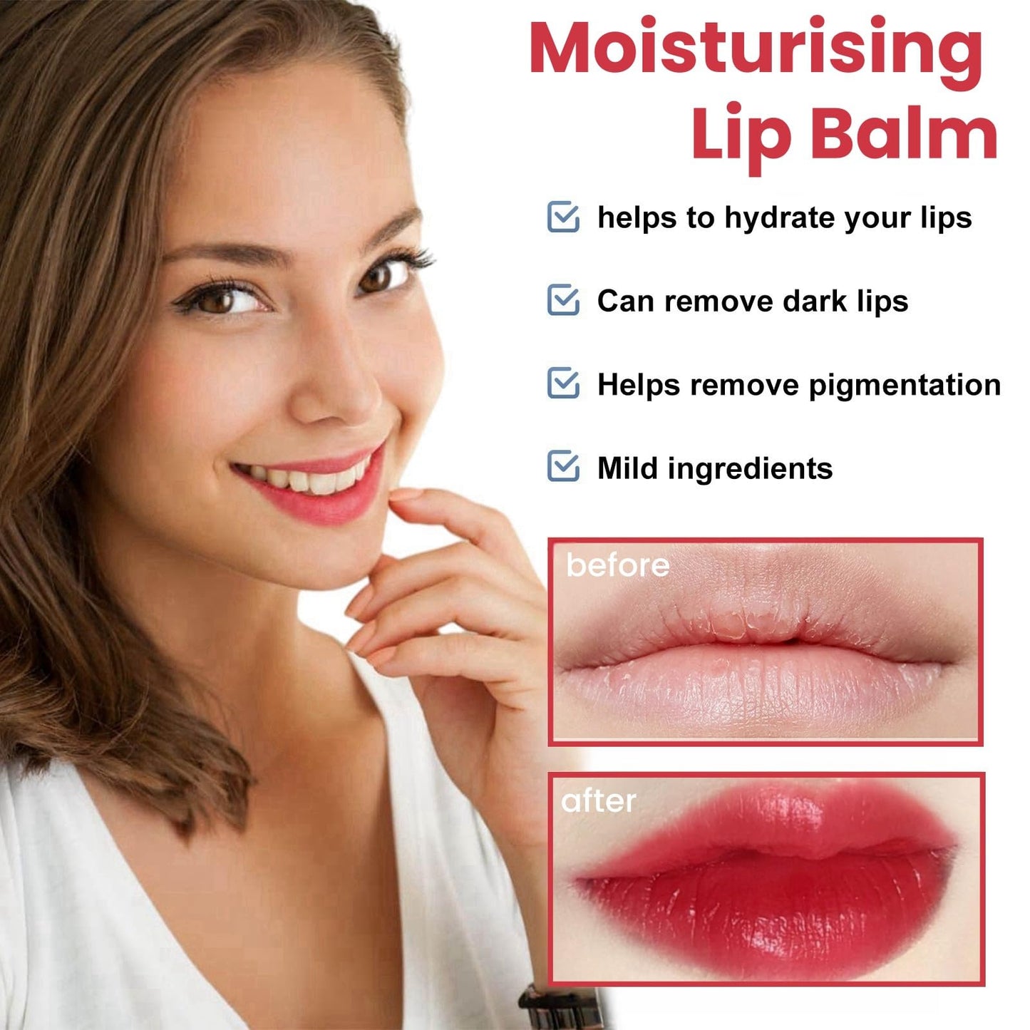 Summer Lip Balm,Friday Tinted Lip Balm SPF,Vanilla Lip Balm,Conditioning Lip Mask and Lip Balm for Instant Moisture,Soothing Lip Care,Moisturising Lip Balm,SPF Lip Balm Tinted,Girls Lip Balm(#2Mint)
