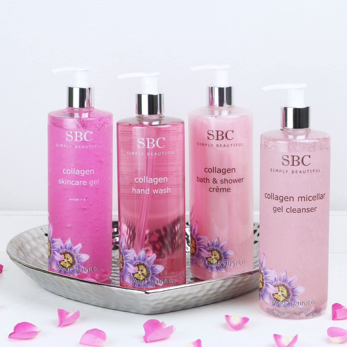 SBC Skincare Hydra-Collagen Moisturising Gel - 100ml | Anti-Ageing Collagen Gel | Oil-Free Lightweight Face And Body Moisturiser Gel | Collagen Skincare Gel | Collagen Body Lotion