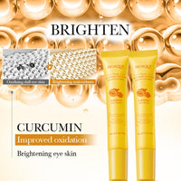 RUICHING Lumibalm Upcircle Eye Cream, Turmeric Eye Cream for Dark Circles and Puffy Eyes, Anti Aging Tightening Reduce Fine Line Under Eye Brightener, Smooth Firm Eye Moisturiser, All Skin Types