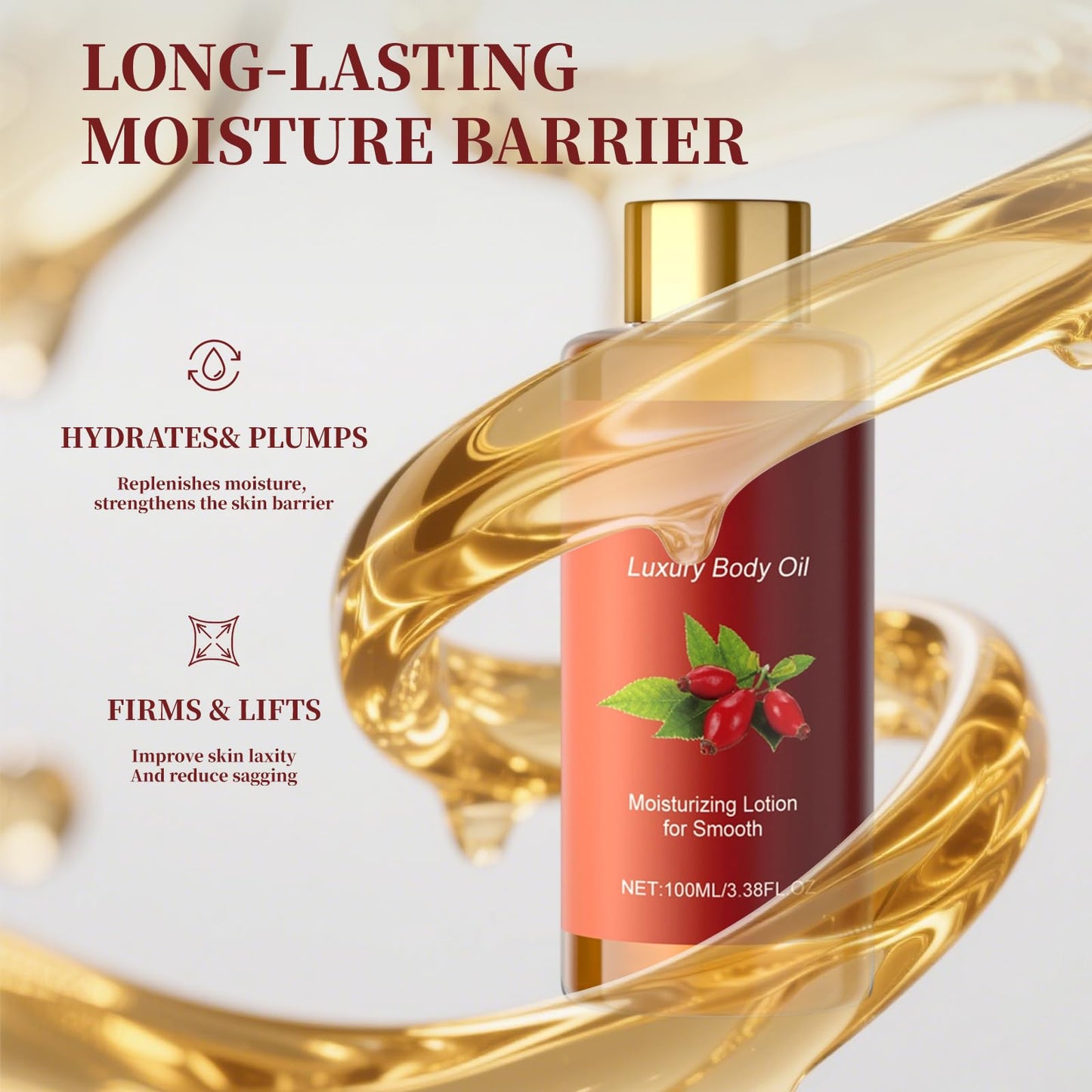 KoolShiro Magic Luxury Body Oil, 100ml magic body oil firming, Collagen Lifting Oil, Natural Body Moisturizing Oil, Firming Body Lotion for Women