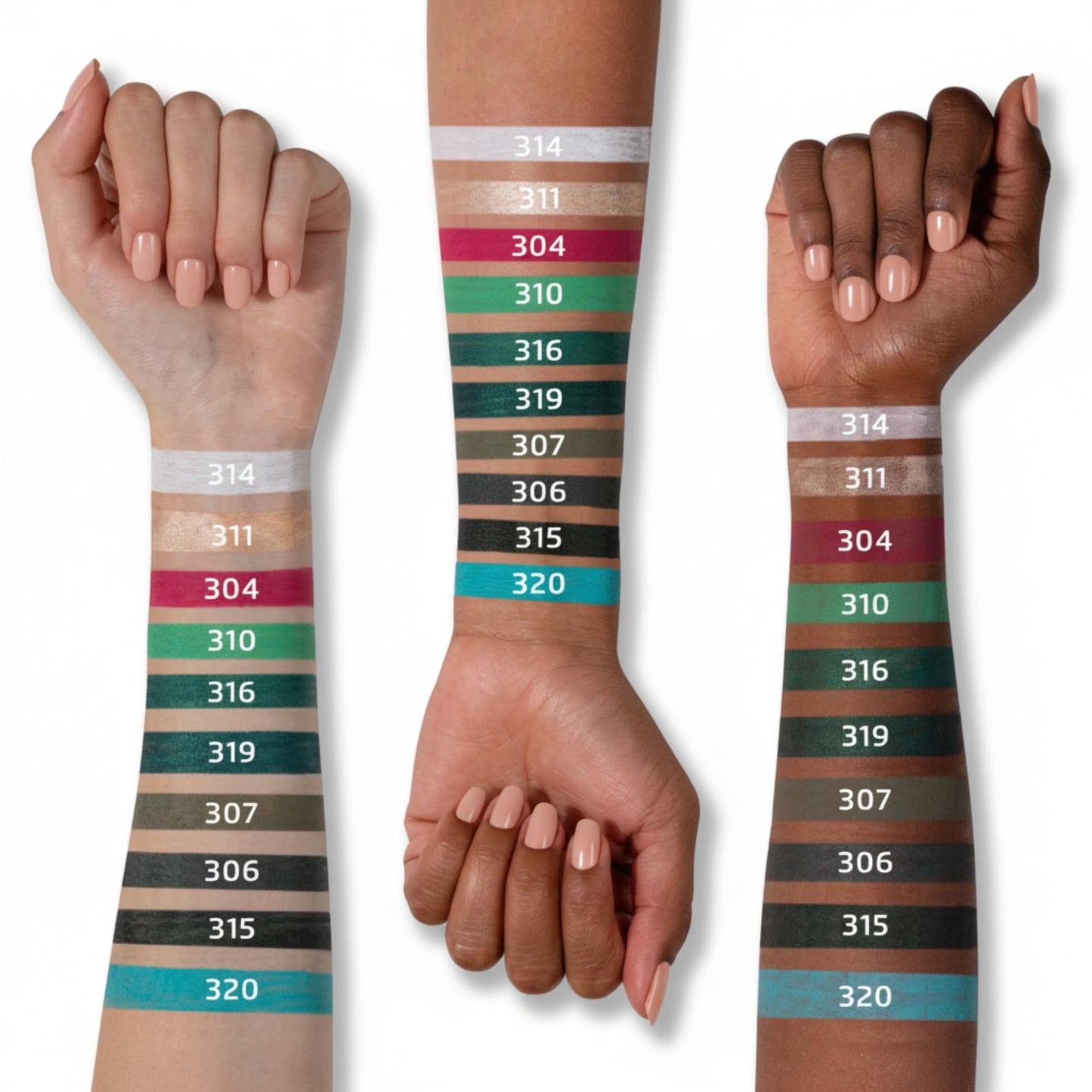 BROOKLIN Impala - Waterproof Eyeliner Brooklin | Water Resistant | Smooth Creamy Texture | Easy to Apply | Long Lasting | Colour 302 Dark Grey Brown