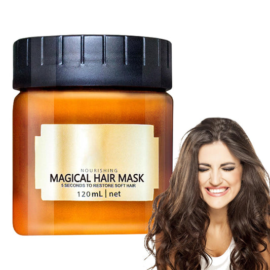 Keratin Hair Mask - Hair Root Restoration - Deep Conditioning Solution for Elastic, Lustrous, Soft Hair - Keratin Straightening Kit - 120ml