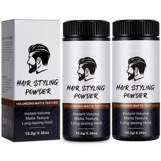 SHEBEEDO Hair Styling Powder for Men & Women, Hair Texturizing Powder, Volumizing Powder for Hair, Long-lasting Hold, Easy to Apply,Natural Hairstyle,Texturizing and Volumizing,Matte Texture Powder for Men