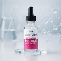 AzurUK Peptide Serum - Complex Peptide Face Serum, Improves Skin Elasticity + Collagen Booster - Anti-Aging Skin Serum - Moisturizes & Smoothens (30ml)