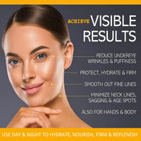 IZBEAUVO Bee Venom Anti Wrinkle Face Cream, Bee Venom Cream, Day And Night Moisturiser Face Women, Instant Wrinkle Remover, Instant Face Lift Cream For All Skin Types, Skin Tightening Cream For Face Fine Line