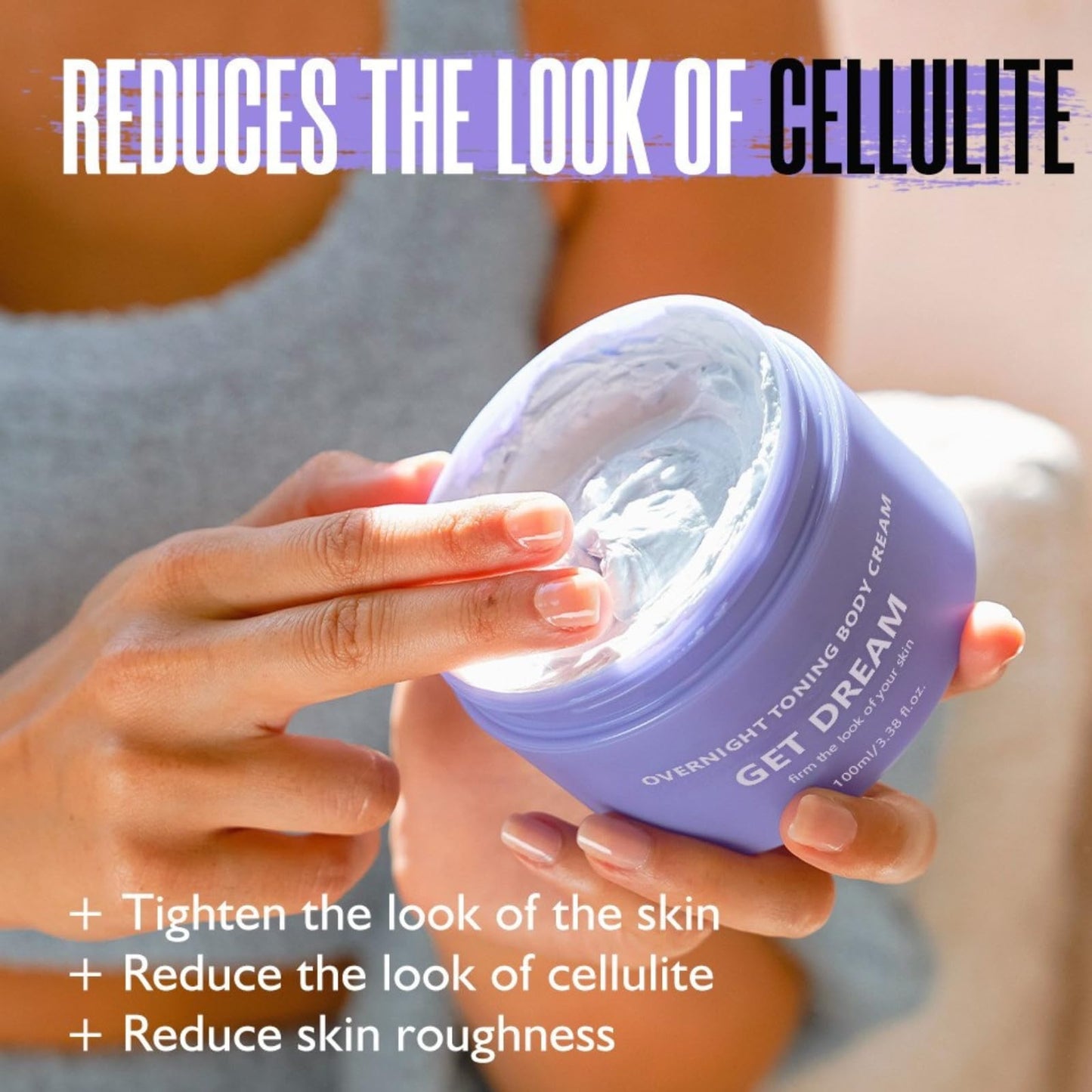 ISBEAUSOLS Overnight Toning Whip - Skin Tightening Cream For Face & Body - Firming Cream for Loose Skin - Overnight Toning Whip Body Lotion - Skin Firming Body Cream For Women - Skin Elasticity