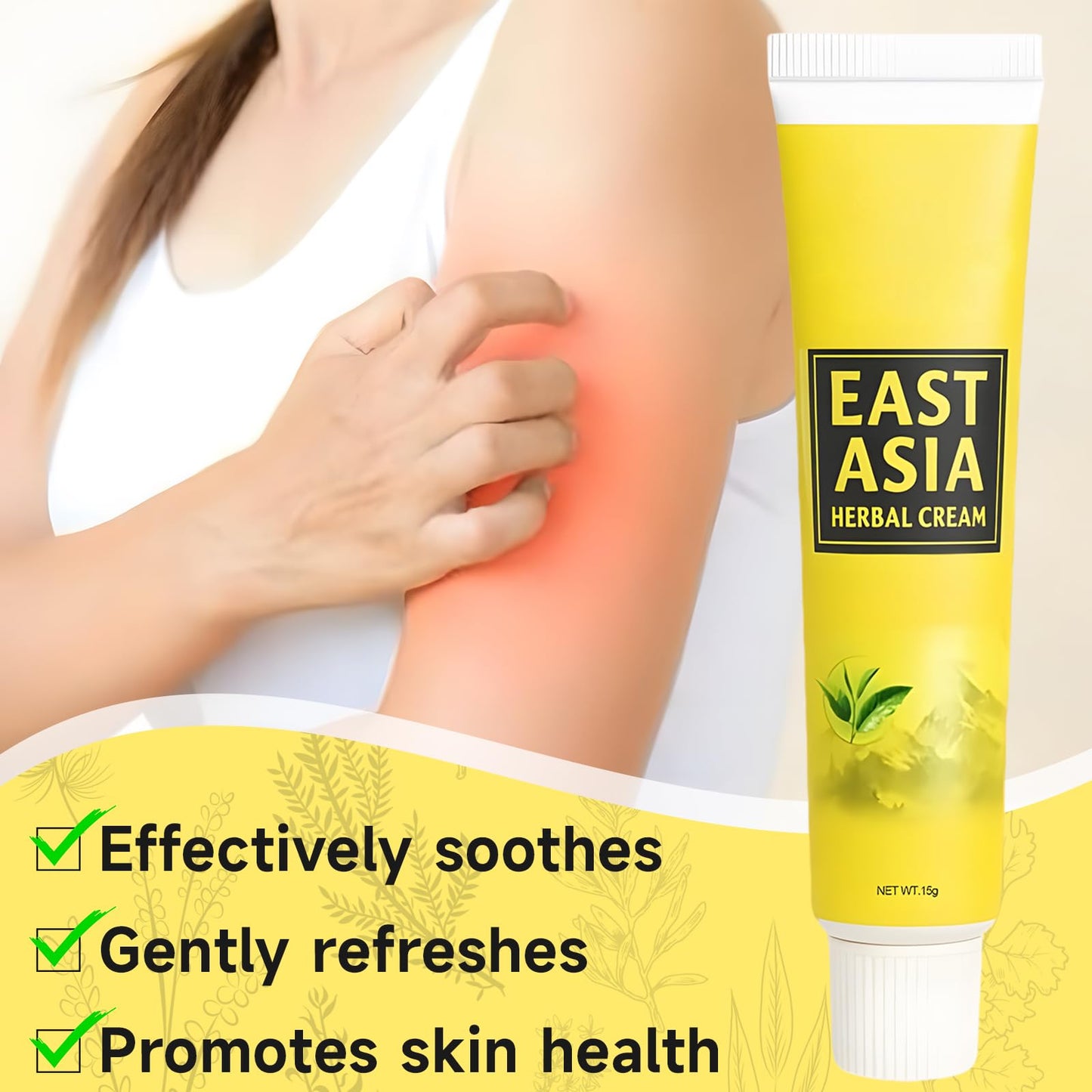 KoolShiro 2Pcs Herbal Cream, Smiles and Joys Herbal Cream, East Asian Natural Herbal Body Cream, Natural Moisturising Cream With Botanicals, Long-lasting Skin Care for All Skin Types