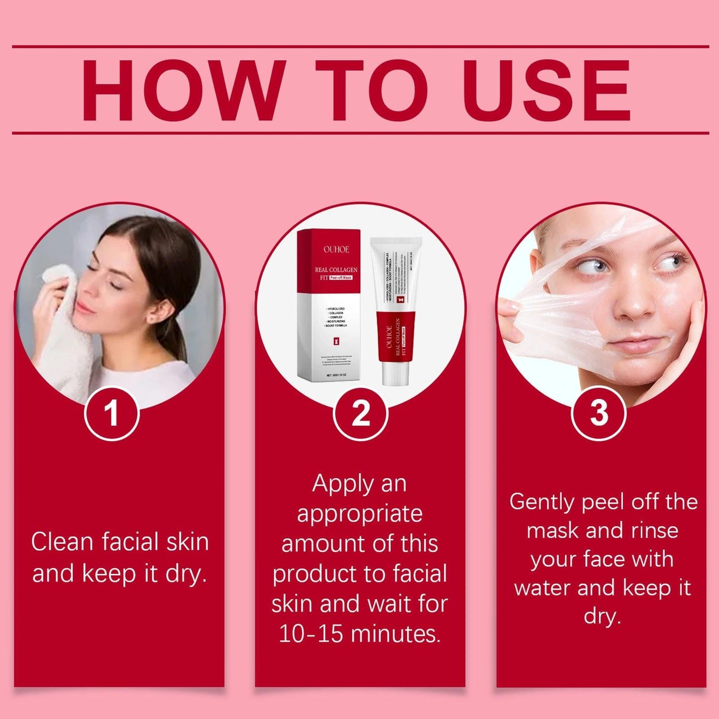 NatrLuxe Hydrolyzed Collagen Night Mask | Overnight Elasticity & Hydration Boost |Skincare With Brush