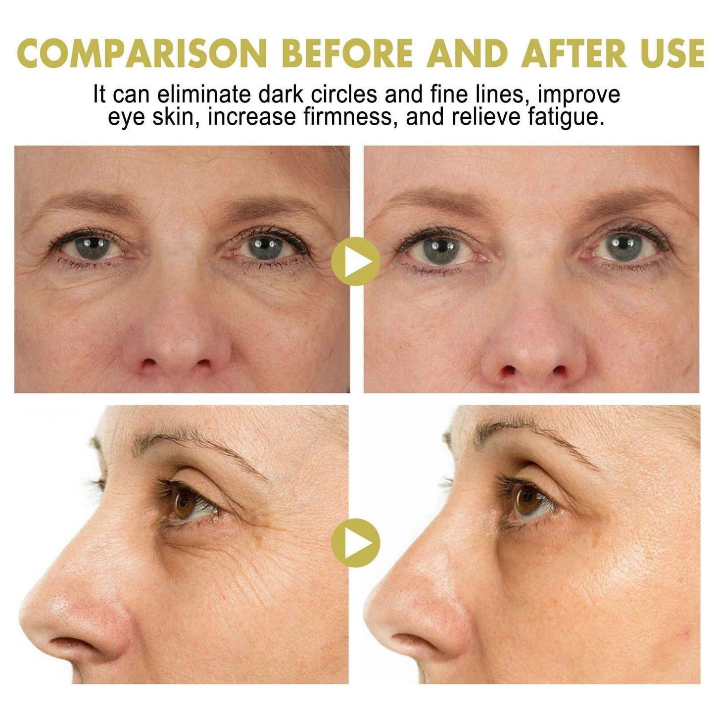 SingHao Snail Peptide Eye Cream Stick,Anti-Aging E/ye C/ream for Puffiness,Collagen Anti Wrinkle Ey/e Balm S/tick,Ey/e Serum Stick for Eye Bags,Under Ey/e Cream,Anti Wrinkle E/ye Cream,Eye Bag Balm for Woman