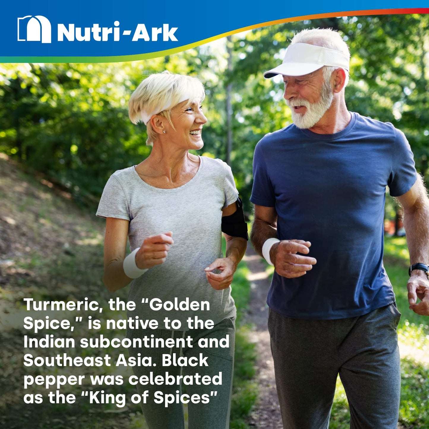 Nutri-Ark Organic Turmeric and Black Pepper Capsules High Strength | Each Capsule Contains 700mg of Turmeric Powder and 10mg of Black Pepper