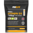 PROELITE Vitamin D3 4000 iu - Vitamin D Tablets - 180 Tablets - Vegan - Vitamin D Supplements - Immune System Booster - Made in The UK - Gluten Free