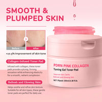 PDRN Pink Collagen Jelly Pad | Korean Gel Toner Pads