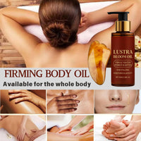 IZBEAUVO Glow Remedy Oil Skin Tightening and Lifts Sagging Skin - Magic Oil for Sagging Skin with Gua Sha Tool - Hydrating Tightening Luxury Lotion for Everyone After Shower with Caffeine & Rosehip