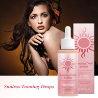 Sunless Tanning Drops 60 ml, Promotes Skin Health and Pigmentation, Natural Ingredients, Moisturizing Skin, Makes Skin Smooth and Elastic, for Face and Body