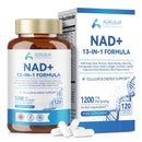 Aoruilia NAD Supplements 1200mg, 13 in 1 NAD+ Superior Antioxidant Blend with Max Absorption for Cellular Energy & Healthy Aging Support, 120 Capsules