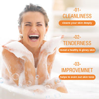 Turmeric Soap Natural Turmeric Soap Bar For Acne Removal,Pores Shrink,Deep Cleaning Moisturizing Erase Fine Lines,Firming