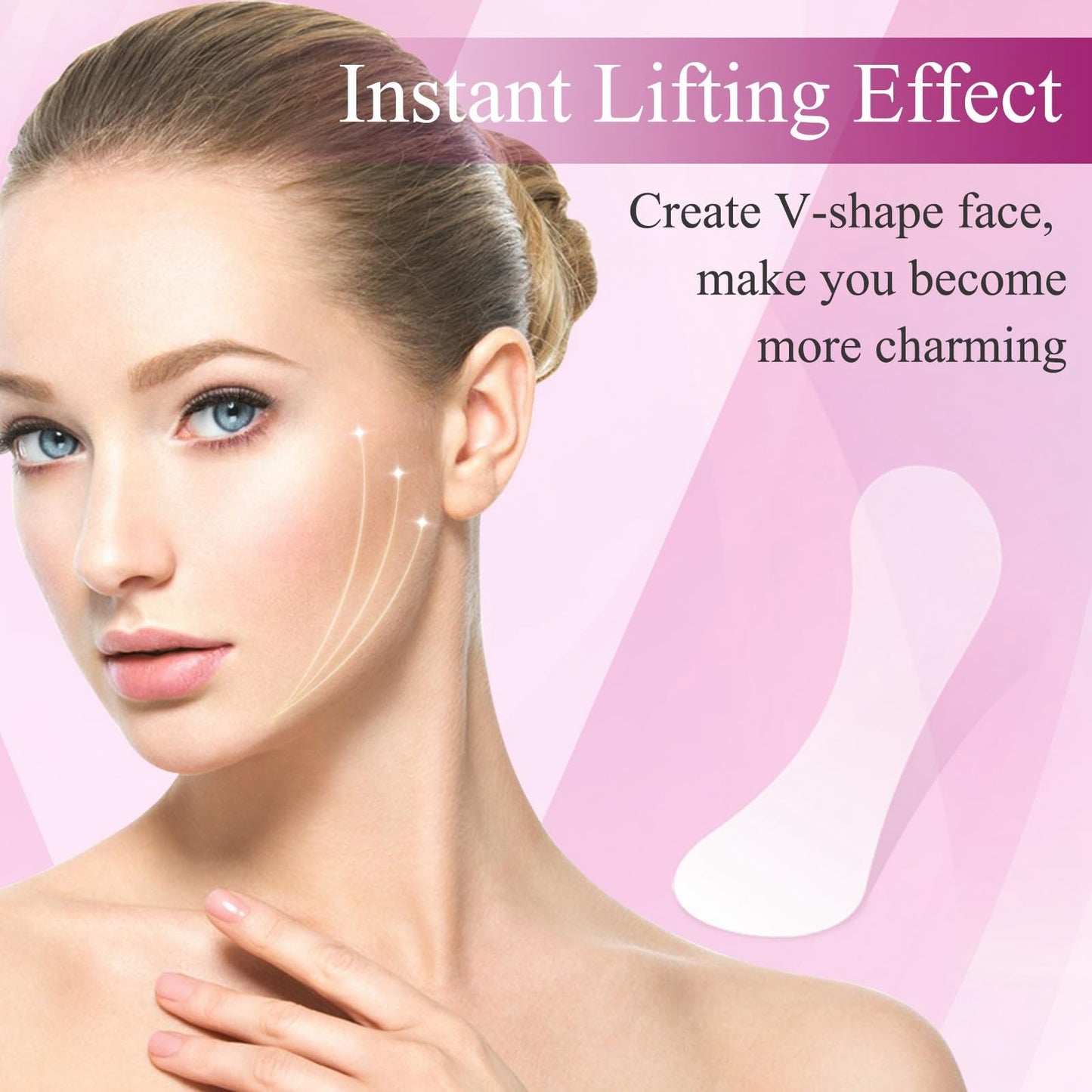 AINxtolm 120PCS Face Lift Tape,Invisible Face Lift Patches for Skin Tightening,Elasticity Tighten Lift Patches,Face Tape for Wrinkles,Anti Wrinkle Patches,Face Tapes for Lifting Sagging Skin,Face Lifting Tape