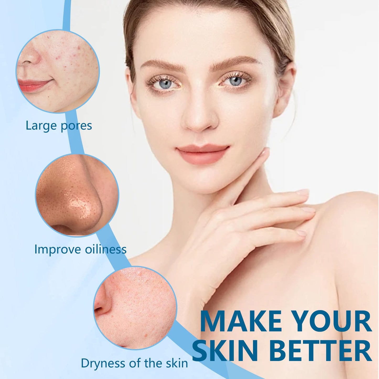 FunnAura 3PCS Facial System for Micro Infusion, Beauty Micro Lips Infusion System Kit for All Skin Types