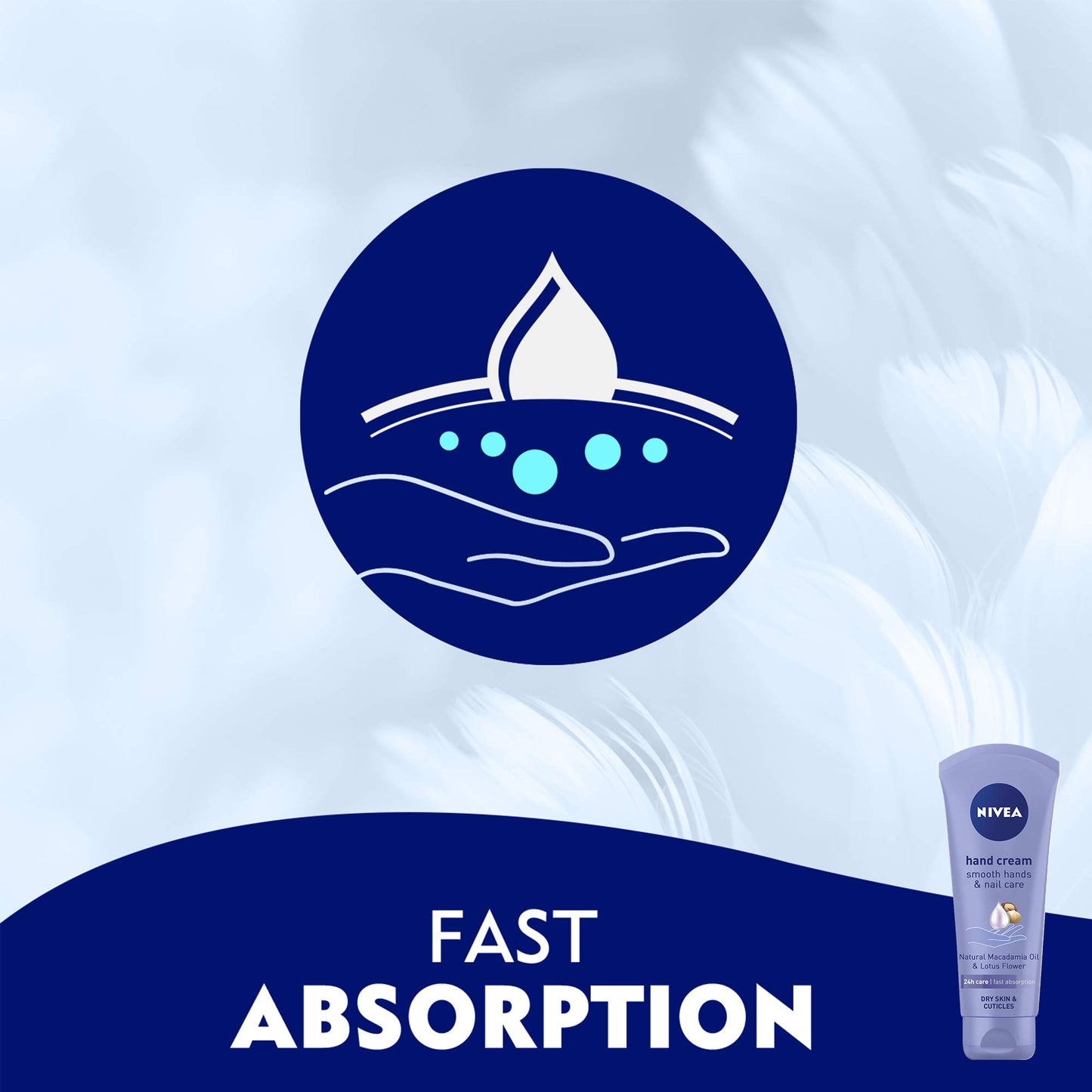 NIVEA Nivea - Smooth nourishing hand cream macadamia nut oil 100 ml (100041084)
