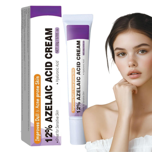 Fankayi Azelaic Acid Serum Cream,Face Hyaluronic Acid for Redness & Dark Spots,Brightening Face Skin Care Treatment,Dark Spot Remover,Brightening Serum,Whitening Freckle Cream,Dark Spot Correcting Serum