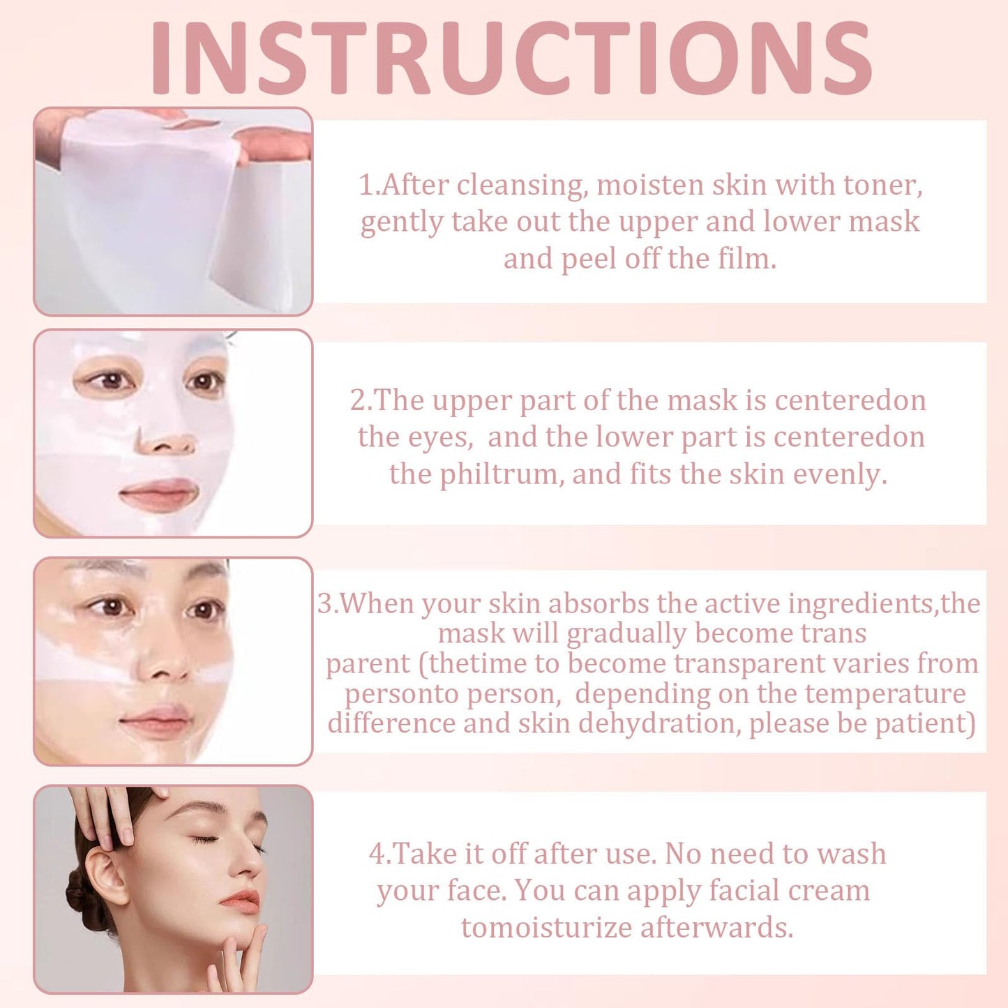 Nadiaen Bio-dance Bio Collagen Face Mask Overnight Collagen Real Deep Mask Overnight Deep Hydrating Overnight Mask for Face Care Bio Collagen Face Mask Collagen Overnight Mask (4PCS)
