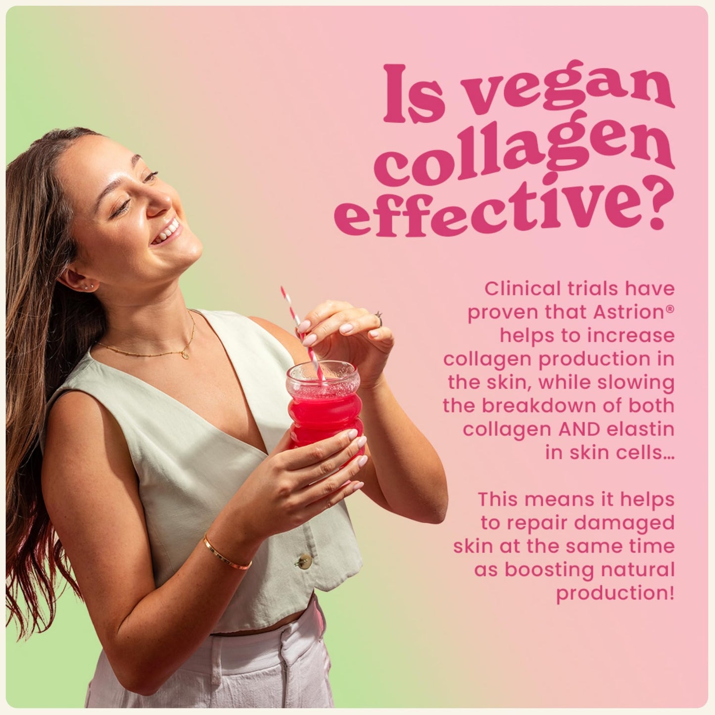 Rheal Plant Collagen 150g | 30 Servings | Increase Collagen Production for Healthier, Younger Looking Skin | Daily Source of Vitamin C | Clinically proven benefits with Astrion | Certified B Corp