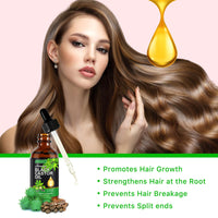 Jamaican Black Castor Oil,60ML Massage Oil for Aromatherapy, 100% Pure Natural Cold Pressed Organic Castor Oil, Stimulate Growth for Hair, Eyelashes, Eyebrows, Skin Moisturizer & Hair Oil and Body Oil