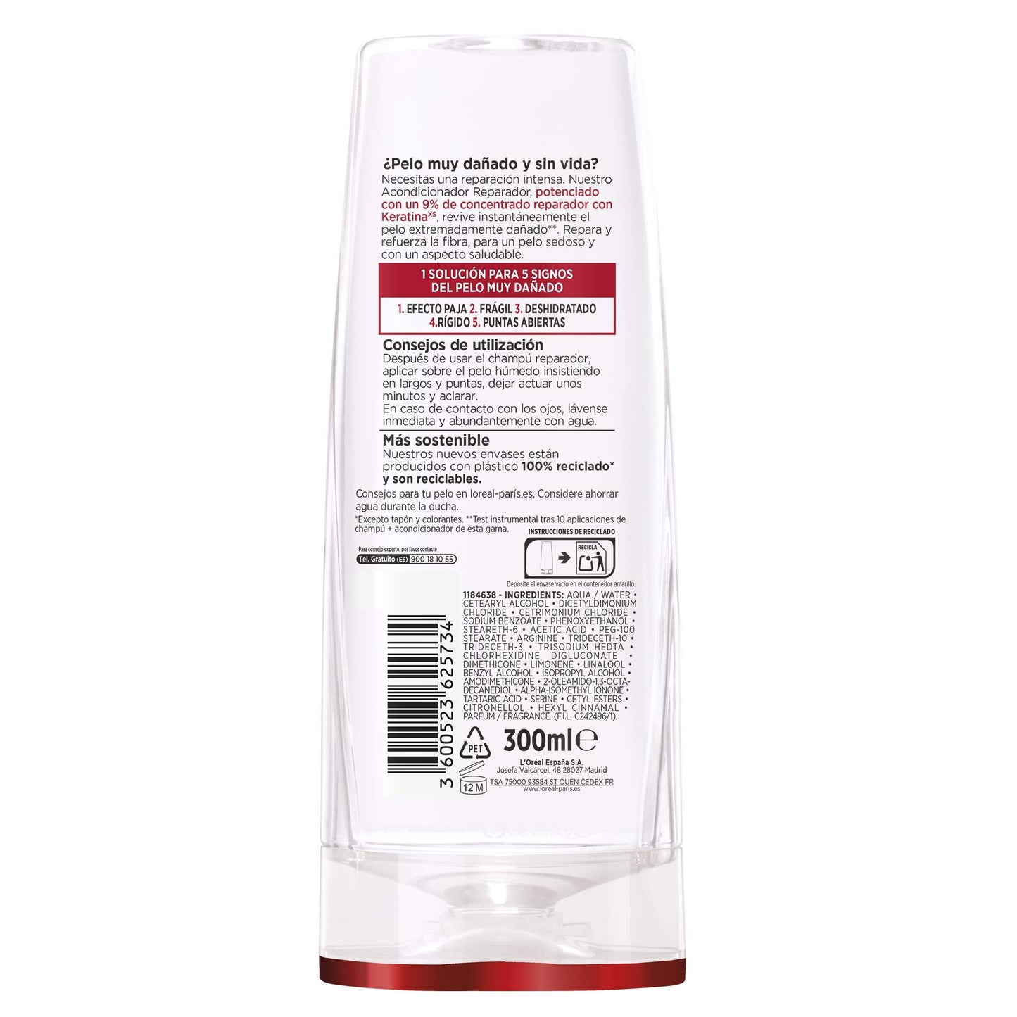 L'ORÉAL L'Or閍l Paris Elvive Total 5 Conditioner, 300 ml