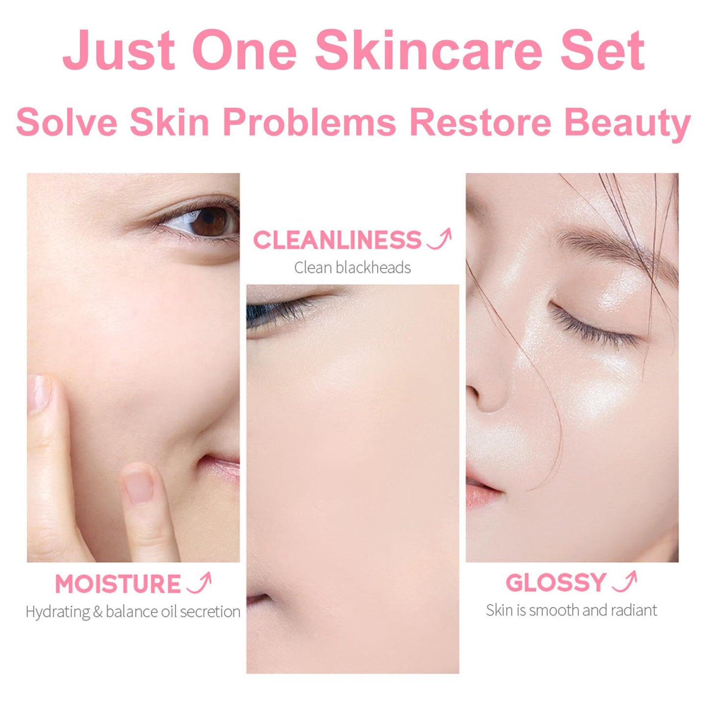 Shengqialun Skin Care Sets & Kits Sakura, Skin Care Sets For Teenagers, Gifts For Teenage Girls Pamper Sets For Women Basic Skin Care Moisturizing Set With Mud Mask, Cleanser, Serum, Cream