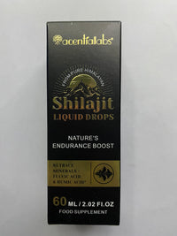 Tamiodfo Himilayan Shilajit Resin Drops, Natural Shilajit from Himalayan, Shilajit Resin with 85+Trace Minerals and Fulvic Acid, Himilayan Shalajit Resin 60ml(2pcs)